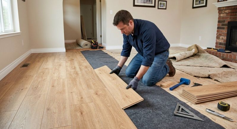 Laminate Floor Remodeling in Stockbridge, GA