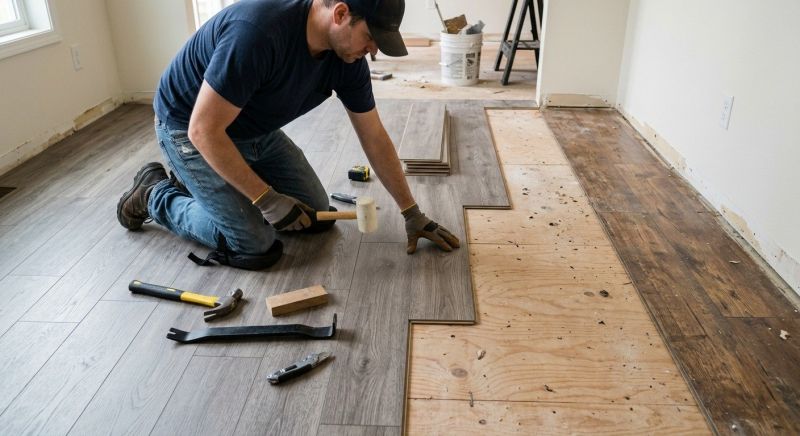 Laminate Floor Replacement in Dekalb County, GA