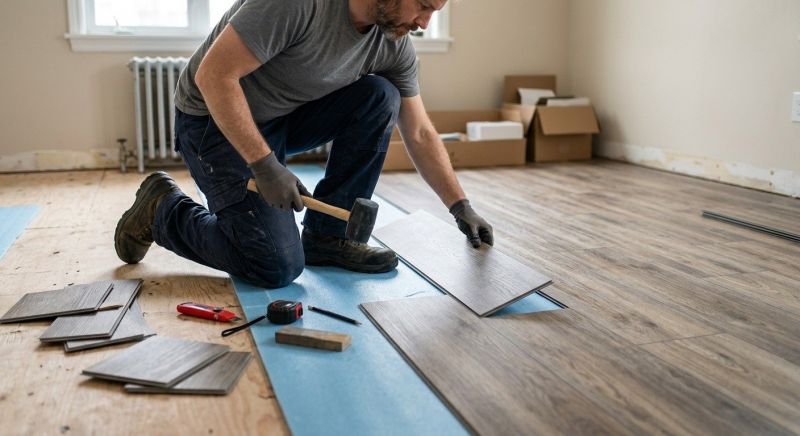 Linoleum Floor Installation in Hampton, GA