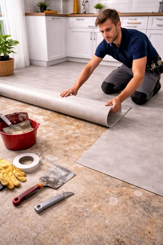 Linoleum Floor Installation in Mcdonough, GA