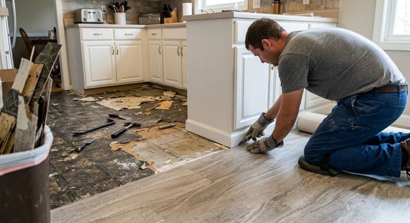 Linoleum Floor Installation in Newton County, GA