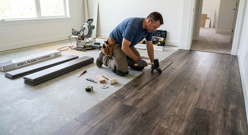 Linoleum Floor Installation in Oxford, GA