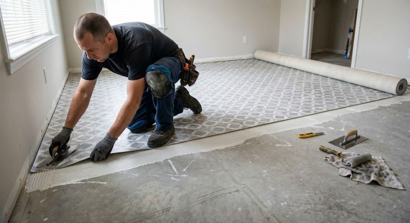 Sheet Flooring Installation in Stone Mountain, GA