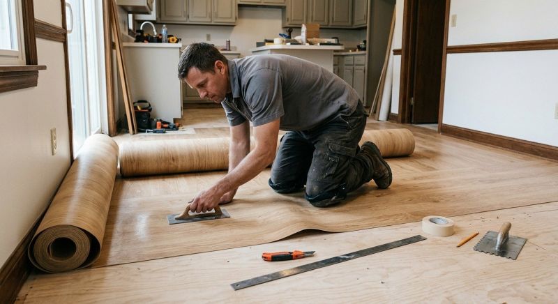 Sheet Flooring Installation in Stone Mountain, GA