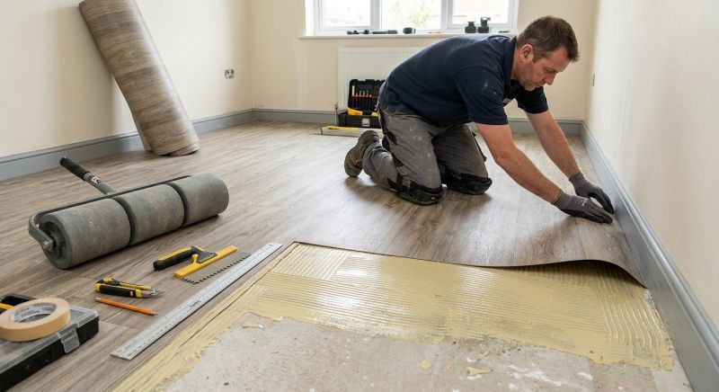 Sheet Linoleum Installation in Brooks, GA