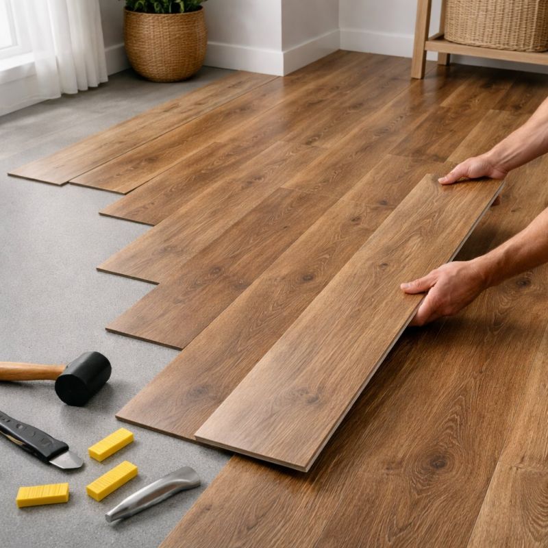 Vinyl Plank Floor Installation in Stockbridge, GA