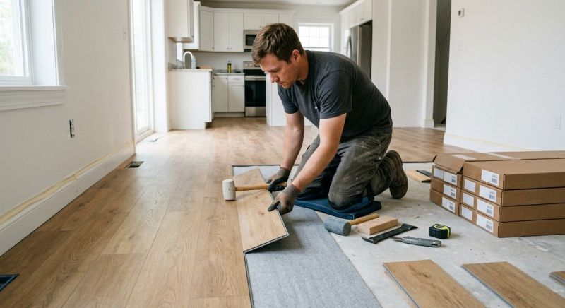 Vinyl Plank Floor Installation in Stockbridge, GA